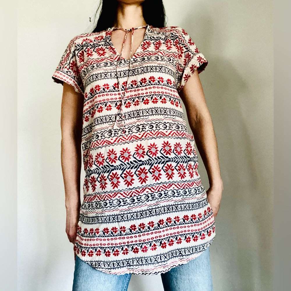 Zara Ethnic Style Tunic Size XS